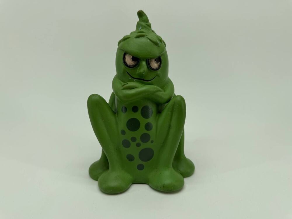 Pepto-Bismol 24 Hour Bug Green Rubber Coin Bank Advertising Figure